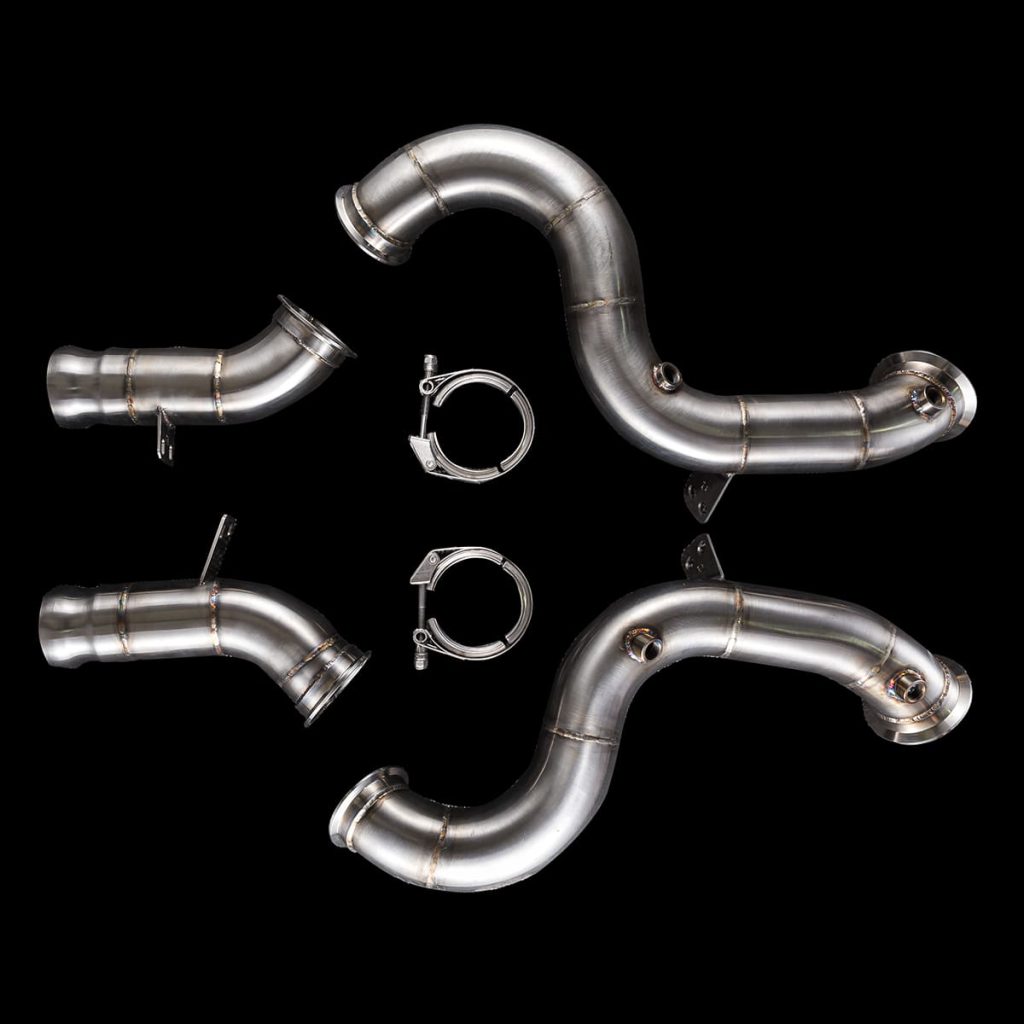 Mercedes S63 M177 Catless Downpipes BlackBoost UAE USA EU
